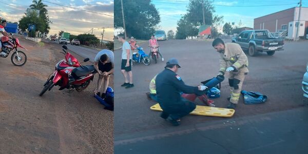  MUJER LESIONADA EN COLISIÓN SOBRE LA RUTA 6 EN MARÍA AUXILIADORA