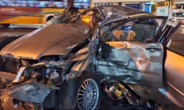 Accidente en San Lorenzo deja un conductor herido | Unicanal