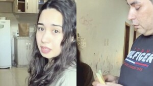 Fue a cobrar la prestación de sus hijos y se armó lío con la novia de su ex