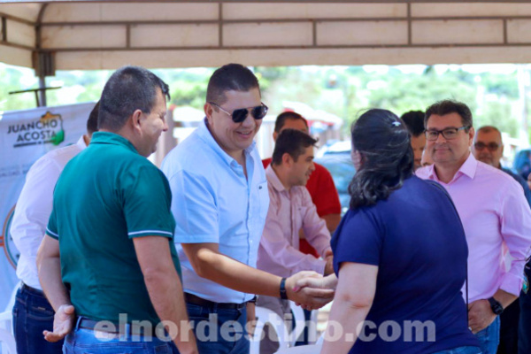 Gobernación de Amambay habilitó las primeras cuadras de empedrado en el barrio Jardín Aurora de Pedro Juan Caballero  - El Nordestino