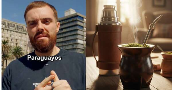 La Nación / Ibai ubicó a Uruguay y Argentina: el mate también es paraguayo