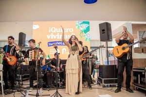 Ofrecieron concierto en cierre de la campaña «Quiero vivir sin violencia»