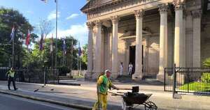 La Nación / Gran operativo de limpieza deja reluciente Asunción tras la final de la Sudamericana