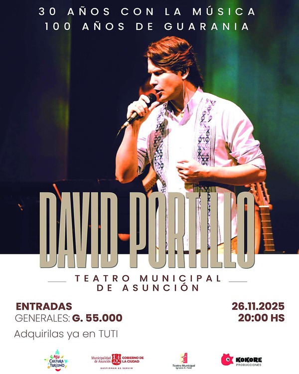 David Portillo Celebra 30 Años de Carrera Musical