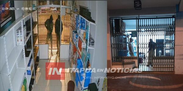 HURTARON MÁS DE 20 COMPUTADORAS DE UN LOCAL EN EL BARRIO KA’AGUY RORY