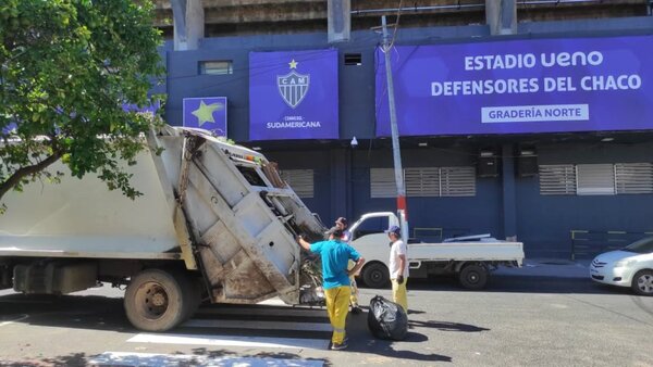 Asunción culmina operativo de limpieza tras la final sudamericana