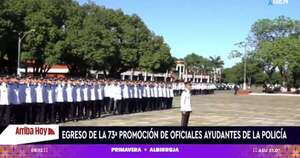 La Nación / Presidente encabeza egreso de 149 oficiales ayudantes de la Policía Nacional