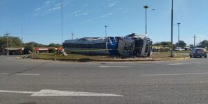 Senador Penner encabeza comitiva para inspeccionar las peligrosas rotondas de la ruta Transchaco