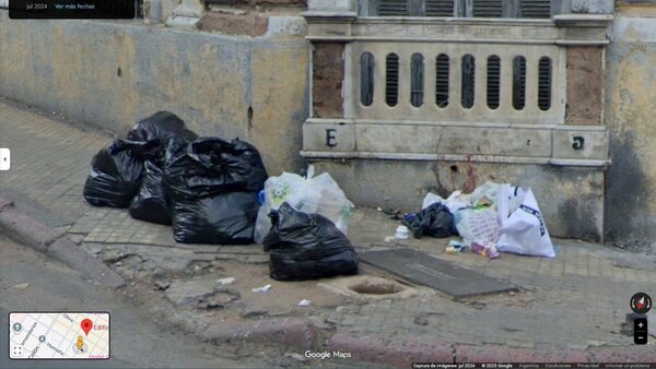 ¡Qué pelada! Google ahora muestra calles de Paraguay, pero están llenas de basuras
