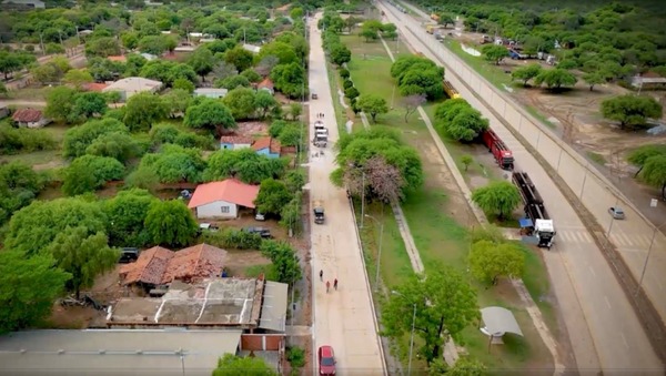 MOPC ejecuta obras claves de suelo, en zona urbana del Corredor Bioceánico