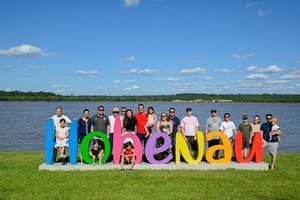 RECORRIDO HISTÓRICO EN HOHENAU JUNTO A AUTORIDAD BRASILEÑA