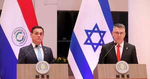 La Nación / Canciller de Israel: “Nuestra relación no se basa en intereses, también en valores compartidos”
