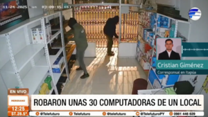 Robaron 30 computadoras de un local en Encarnación