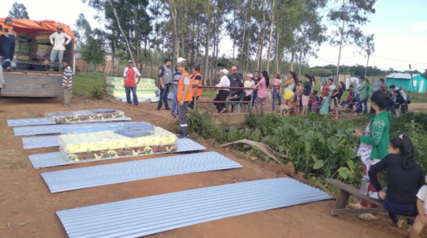 Mas de 200 familias fueron asistidas tras temporal