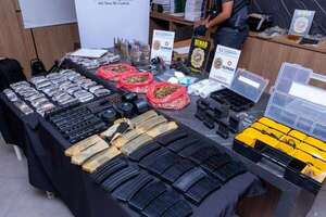  Allanan base del Comando Vermelho en Lambaré