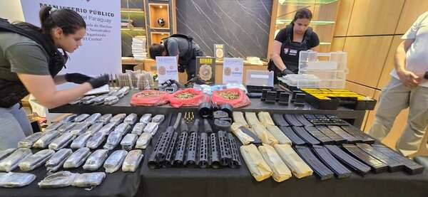 Desmantelan estructura criminal que enviaba armas, municiones y drogas al Comando Vermelho - Policiales - ABC Color