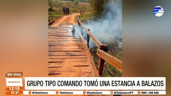 Grupo tipo comando tomó una estancia