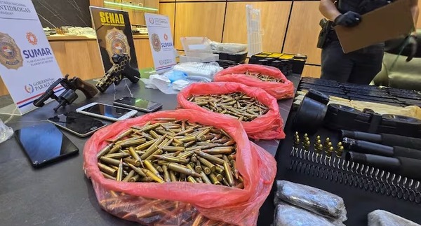 Utilizaban local comercial en Lambaré como fachada para tráfico internacional de armas - trece