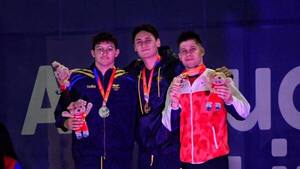 Charles Hockin logra bronce en los Bolivarianos