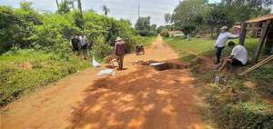 Carapeguá: pese a la declaración de emergencia vial, siguen sin gestionar ayuda para los arreglos - Nacionales - ABC Color