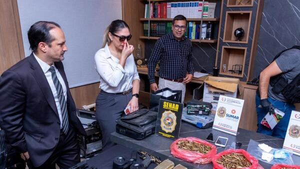 Senad destaca magnitud de las municiones incautadas durante operativo Conexión CV