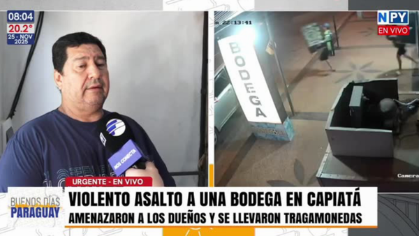 Amenazaron con disparar a un niño y se llevaron dos máquinas de tragamonedas de una bodega