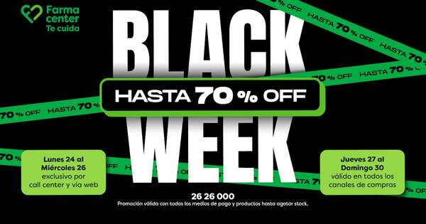 Diario HOY | Se viene la Black Week en Farmacenter