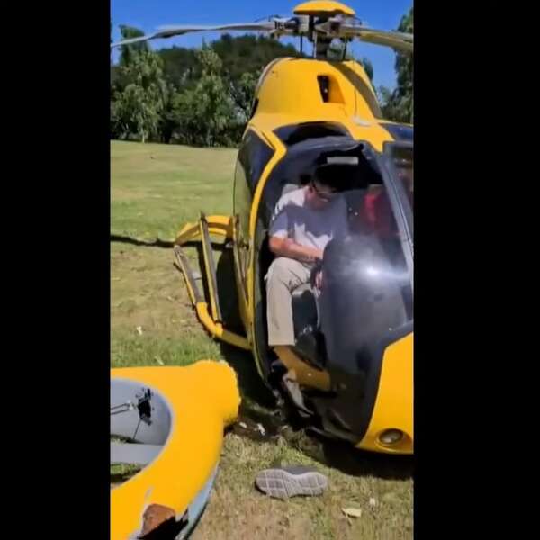 Reportan que helicóptero cayó en el rancho del Club Sajonia - Policiales - ABC Color