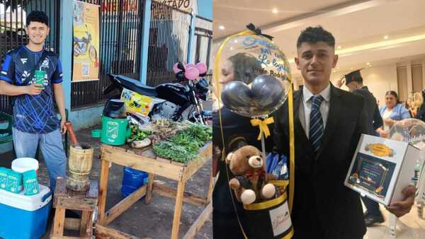 Joven que vendía remedios yuyos se recibió de profe