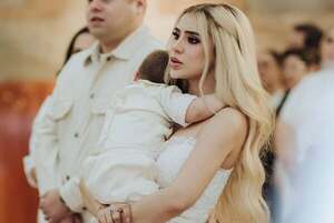 Popular / (GALERÍA) ¡Pelotero no estuvo presente en el bautismo de su retoñito!