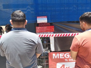 DNIT suspende actividades en local de Alberdi del que fueron sacados por comerciantes ayer