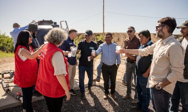 La comunidad Campo Alegre ya accede al agua potable gracias a la instalación de una planta de tratamiento