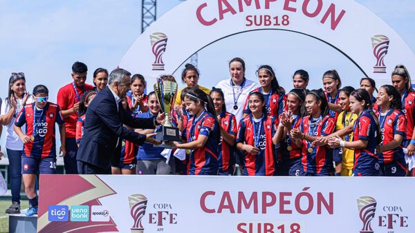 Cerro Porteño es campeón en Sub18 de la Copa eFe