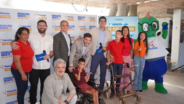Gracias a la solidaridad de todo un país, Teletón logró recaudar G. 16.835 millones - trece