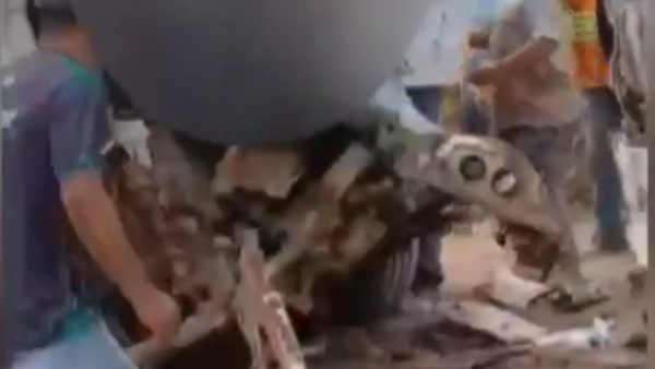 Chaco: En medio de polvareda por obras, chocan dos camiones y se produce una muerte