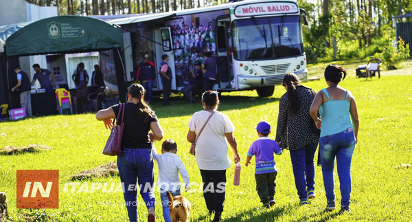 EL MÓVIL SALUD BRINDÓ ATENCIÓN INTEGRAL A FAMILIAS DE LA PAZ