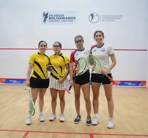 Fiorella Gatti y Luján Palacios aseguran plata en squash y mañana irán por oro - La Tribuna