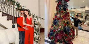 Popular / (GALERÍA) ¡Mañami el feroz árbol de Navidad que armó Nadia Ferreira con ayuda!