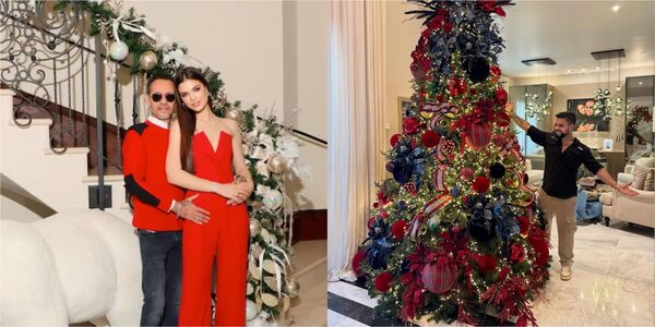 Popular / (GALERÍA) ¡Mañami el feroz árbol de Navidad que armó Nadia Ferreira con ayuda!