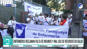 Enfermeras reclaman falta de insumos y mal uso de recursos en Salud