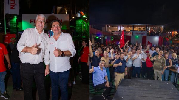 Eduardo Florentín recibe respaldo de Wiens y Abdo en un acto clave en Encarnación
