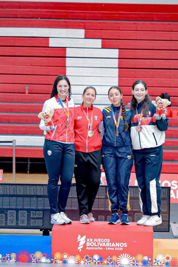 Montserrat Viveros suma una nueva medalla paraguaya en los Juegos Bolivarianos 2025