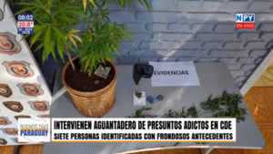 Operativo en Ciudad del Este destapa zona de adictos y preocupa a vecinos la creciente inseguridad