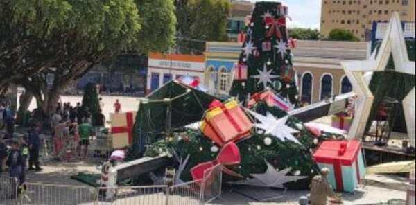 Brasil: un hombre murió aplastado por una grúa al montar un árbol de Navidad - Mundo - ABC Color