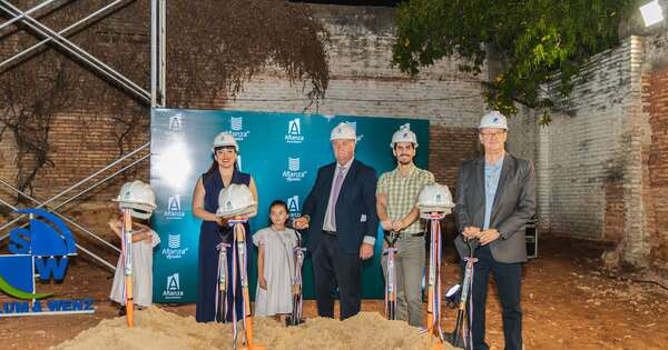 La Nación / Afianza realizó palada inicial de su séptimo edificio en Asunción: Afianza Hassler #7