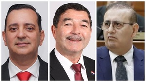 Tres senadores abandonan la bancada de Honor Colorado en el Senado