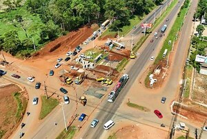Anuncian nuevo cierre de la ruta PY02 en Ciudad del Este por obras del viaducto del Km 10 | DIARIO PRIMERA PLANA