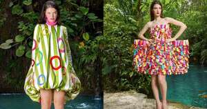 La Nación / Nadia Ferreira brilla en la portada de ELLE Eslovenia con Agatha Ruiz de la Prada