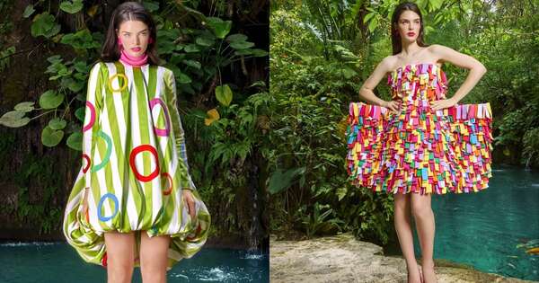 La Nación / Nadia Ferreira brilla en la portada de ELLE Eslovenia con Agatha Ruiz de la Prada