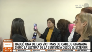 Habló una de las periodistas víctimas de Carlos Granada